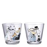 Produkt-Bild: iittala 2x Kartio Becher 21cl Moomin -Falling in Love & Club Life