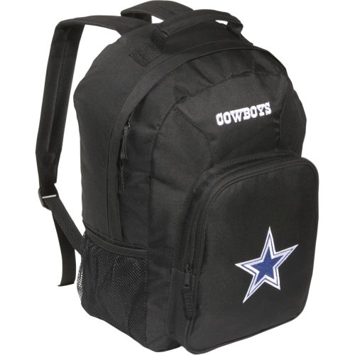 NFL Dallas Cowboys Southpaw Backpack (Black, Medium)