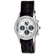 New York Yankees Dynasty Series Italian Leather Band Watch