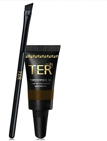 TER Masterpiece 3D Eyebrow Tattoo Waterproof with Brush 4g. #03 Light Brown