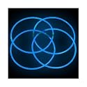 50 22" Blue Glow Necklaces, High Intensity Formula