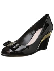 Shoes: Vince Camuto Womens Veny Wedge Pump,Black,8.5 M US - Vince Camuto