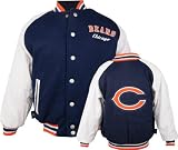 Chicago Bears Youth Wool Faux Leather Varsity Jacket