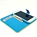 Deego PU Leather Magnet Flip Case with Kickstand and Card Holder for iPhone 6 (4.7-Inch) - Balloon and House Pattern