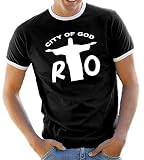 City of God Kontrast / Ringer T-Shirt S-XXL