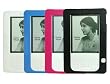 High Quality Silicone Skin Case Set: Blue Pink Black White for Amazon Kindle 2 with complement Crazyondigital Wristband