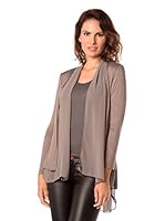 Le dressing de zoe Chaqueta Punto Bali (Taupe)