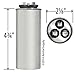 TRANE CPT00656 / CPT-0656 • 45 + 5 uF MFD x 440 VAC Genteq Replacement Dual Capacitor Round # C4455R / 27L889