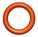 PlayfulSpirit Durable Natural Rubber Ring - Great Tug of War Dog Toy, Fun for Throw, Chase and Fetch Games, Exercise and Dog Training Toy for Medium to Large Breed Puppies and Adult Dogs (L, Orange)