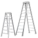 One 10 Inch & One 7 Inch Silver Ladder For WWE Wrestling Figures