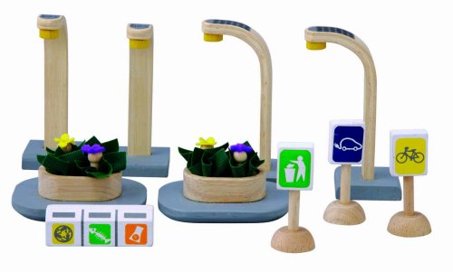 41uV0j3fvmL Plan Toys City Series Eco Street Accessories