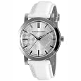 Burberry Tumbled Leather Round Dial Ladies Watch BU1750