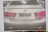 Hyundai Sonata Chrome Accent Trunk Door Trim Strip- Model Years (2006-2009)
