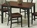 Kitchen & Housewares : Black/Cherry Dining Table - HomeStyles 5173 (Black/Cherry) (30