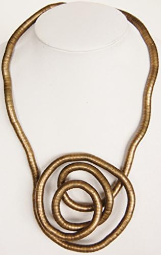 Bendable Necklace By Snake Twist Bronze Medium 6mm