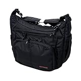 CITY Utility Hobo Wrap Bag (BLACK) for the Toshiba Mini NB305-N440RD 10.1-Inch Ruby Red Netbook