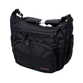 CITY Utility Hobo Wrap Bag (BLACK) for Samsung NC10-14GBK 10.2-Inch Netbook