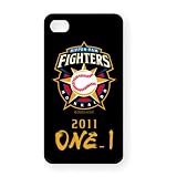 北海道日本ハムファイターズ2011スローガン iPhone4オリジナルケース(ブラック) 日本ハム