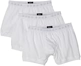 Cyber Monday Sale HUGO BOSS Men's Cotton Boxer Brief Op 3 Pack, White, Medium boxer briefs