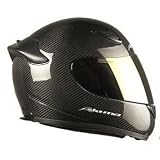 AKUMA PHANTOM CARBON FIBER MOTORCYCLE HELMET WITH SOLFX TRANSITION VISOR