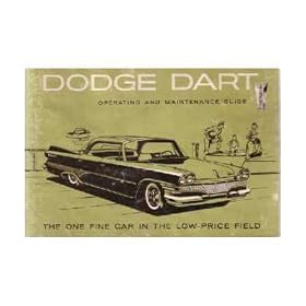 1960 DODGE DART Owners Manual User Guide