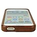 SunSmart Unique Handmade Natural Wood Wooden Hard bamboo Case Cover for iPhone 5 with free screen protector(sapele camera)