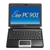 ASUS Eee PC 901 8.9-Inch Netbook (1.6 GHz Intel Atom N270 Processor, 1 GB RAM, 20 GB Solid State Drive, Linux, 6 Cell Battery) Fine Ebony