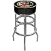 Trademark Miller High Life Girl In The Moon Vintage Padded Bar Stool, Black Trademark Miller High Life Girl In The Moon Vintage Padded Bar Stool, Black