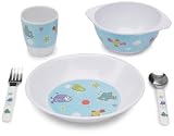 Plastorex 70 9234 50 Melamine Dinner Set in Pretty Backpack