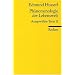 Ph�nomenologie der Lebenswelt: Ausgew�hlte Texte, 2
