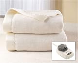 Sunbeam Queen Royal Nights Seashell Electric Heated Warming Blanket