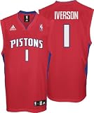 Detroit Pistons Youth adidas Team Logo Fleece Hooded Sweatshirt - Large (14-16)