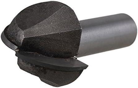 CNBTR 12.7x32mm Silver Tungsten Steel CNC Round Bottom Router Bit 3D Engraving V Groove