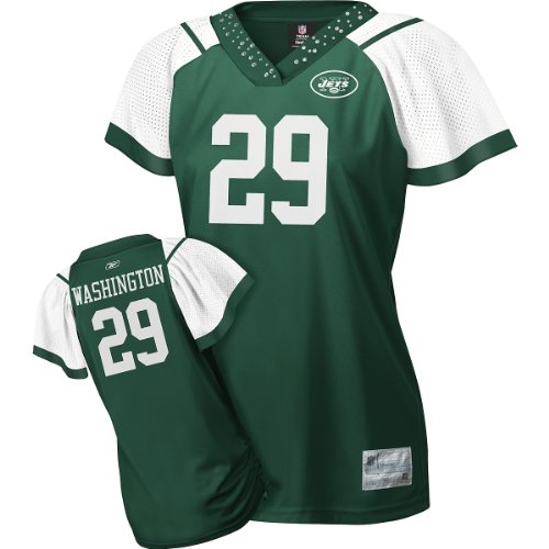 Reebok New York Jets Leon Washington Women's Field Flirt Fashion Jersey Extra Large