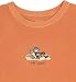 LIFE IS GOOD LEAN ON ME BEACH DOG WOMENS SHORT SLEEVE SHIRT ORANGE