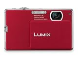 Panasonic Lumix DMC-FP1 12.1 MP Digital Camera with 4x Optical Image Stabilized Zoom and 2.7-Inch LCD (Red)