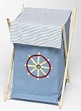 JoJo Designs Baby and Kids Clothes Laundry Hamper - Come Sail Away