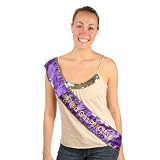 Mardi Gras Princess Flashing Sash - Accessories & Makeup