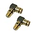 SAT Winkel Adapter - F-Stecker auf F-Buchse 2 St�ck