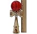 Kotaro Pro Bamboo Kendama Toy with Extra String (Red)