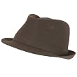 NWT Crushable Light Fedora Trilby Summer Hat Gray L/XL