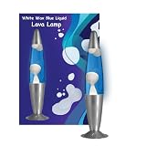 White Blue Lava Motion Lamp