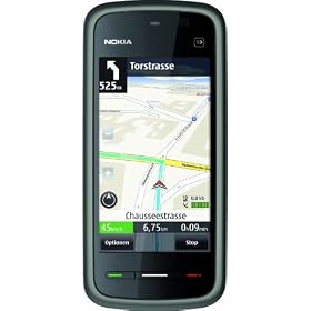 Nokia - 5230 - Edition Navigation - T�l�phone portable - UMTS / Bluetooth / GPS / 2 MP / Cartes Ovi - Noir (Import Allemagne)