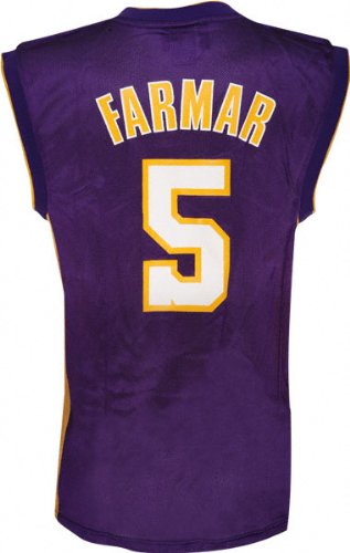 Jordan Farmar Jersey: adidas Purple Replica #5 Los Angeles Lakers Jersey