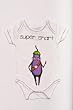 Super Smart 100% Organic Cotton Baby Onesie (Erica Eggplant) (0-6 months)