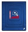New York Giants Locker Room Full/Queen Bed Comforter (86"x86") NFL