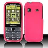 For T-mobil Samsung T379 Gravity Txt Accessory - Rubber Pink Hard Case Proc ....