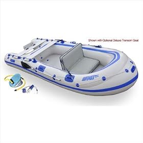 Sea Eagle 124SMB 12ft 4in Motormount Inflatable 4 Person Fishermans Dream Boat Package Includes... by 