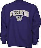 Washington Huskies Purple Tackle Twill Crewneck Sweatshirt