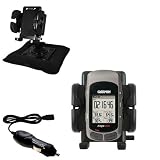 Garmin Edge 305 Auto Bean Bag Dash Holder with Car Charger - Uses Gomadic TipExchange